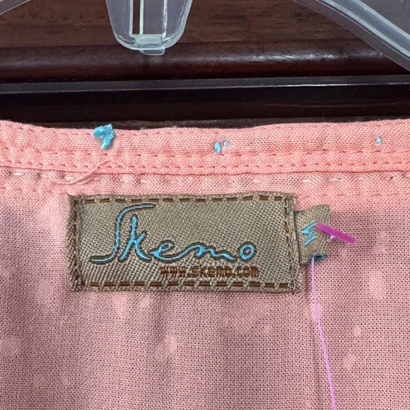 Skemo Coral Tunic with Colorful Embellishments and Tassels - Picture 2 of 8